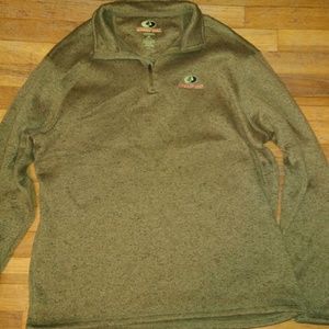 Men's pullover zipper front
